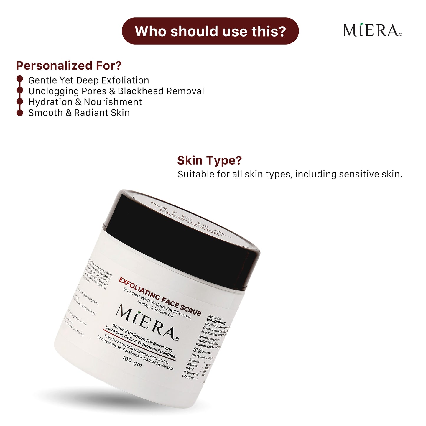 EXFOLIATING FACE SCRUB