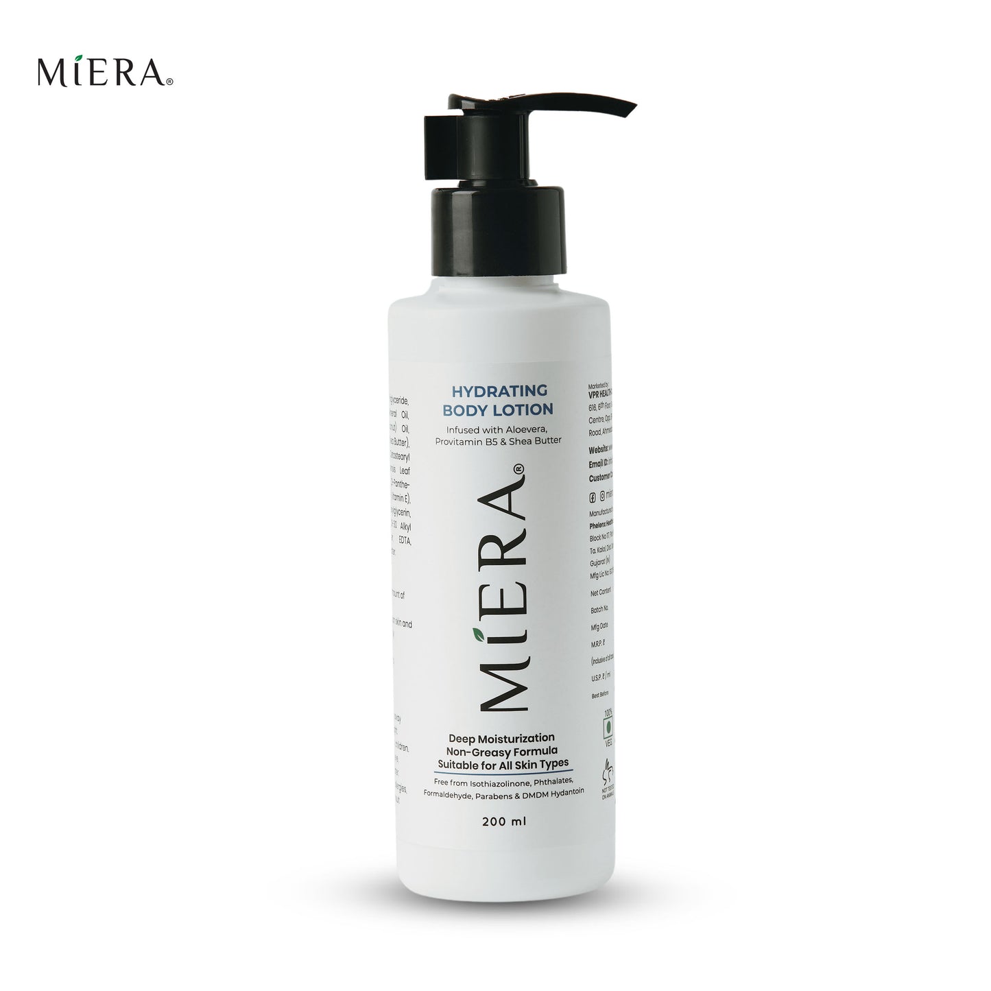 Hydrating body lotion