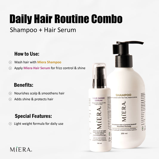 Daily hair routine