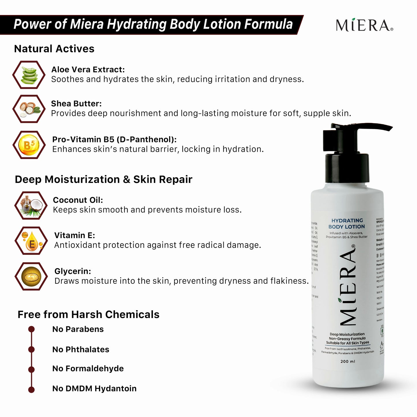 Hydrating body lotion